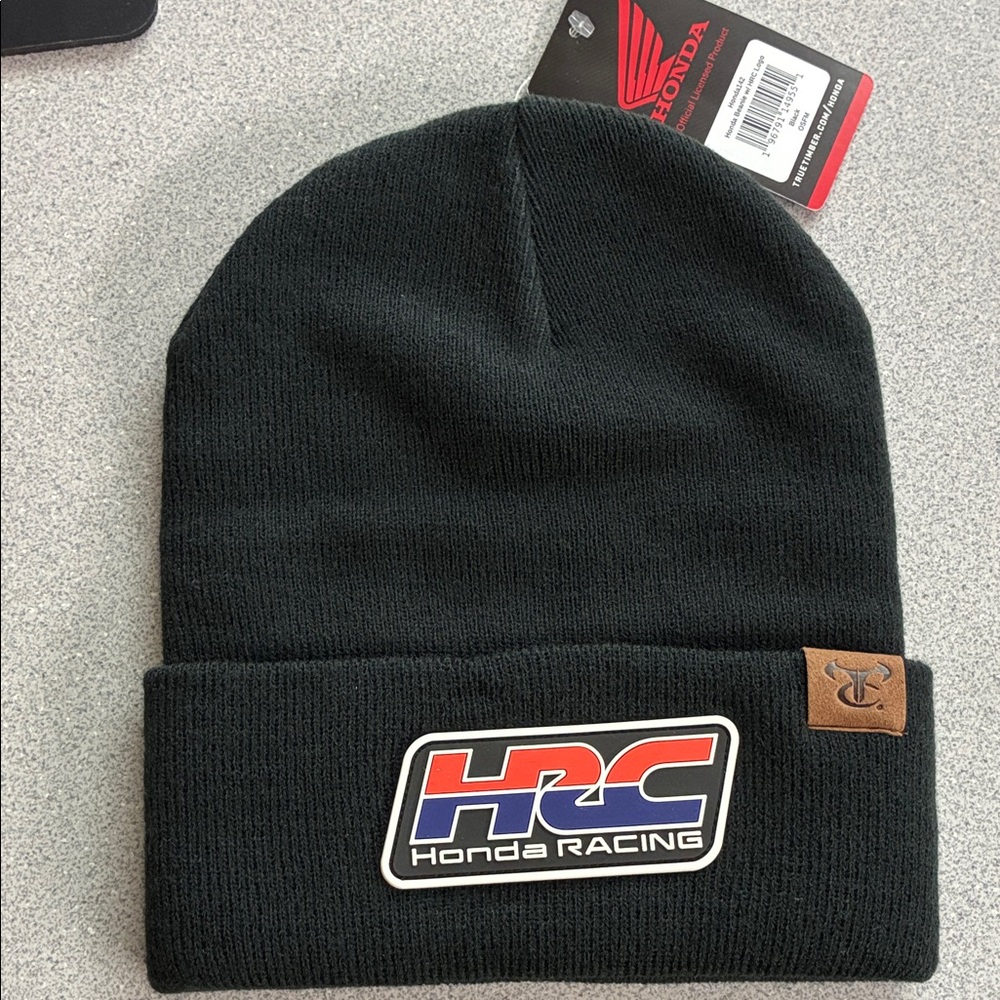 Honda Racing HRC Black Beanie Hat